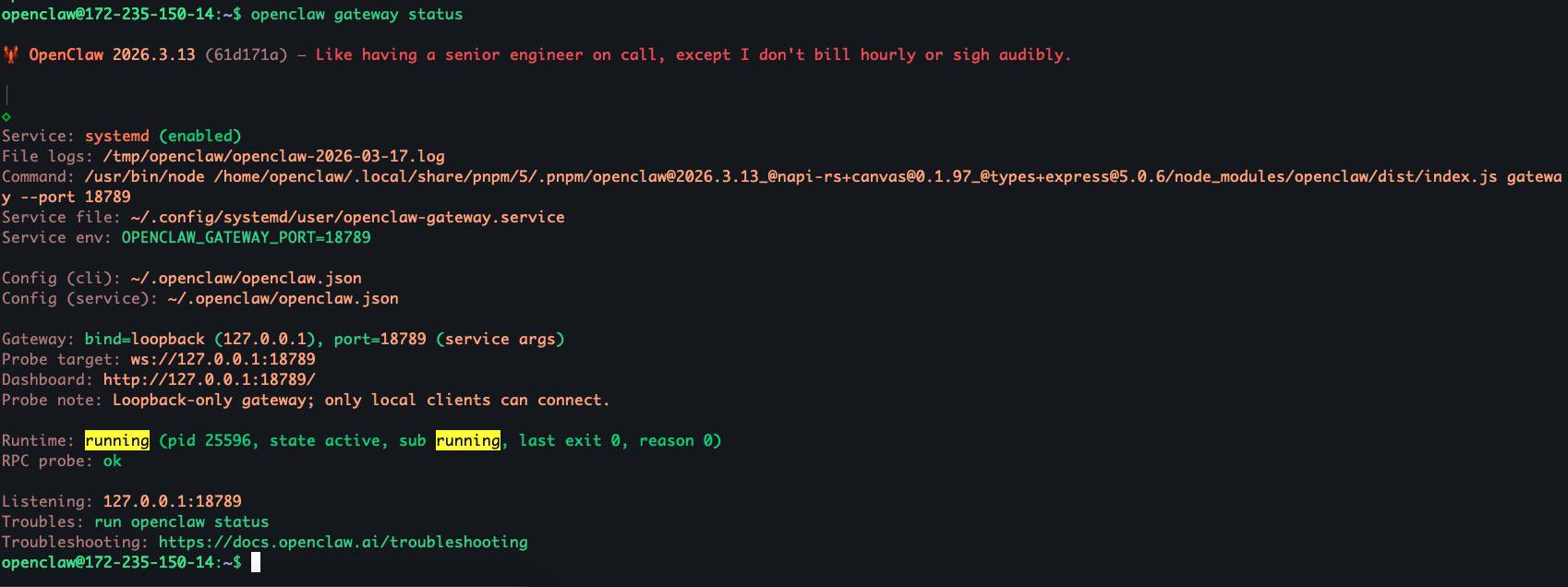 OpenClaw GW Status OpenClaw GW Status